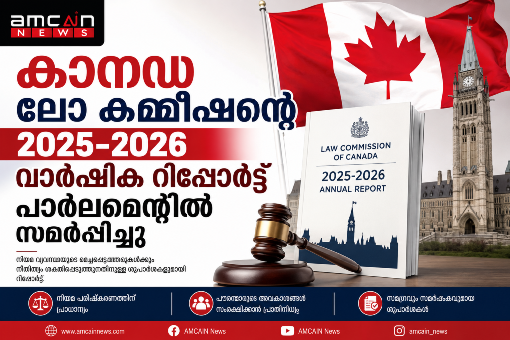 Canada Law Commission's 2025-2026 Annual Report Tabled in Parliament