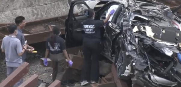 Three students meet a tragic end as luxury car plunges off bridge on Mumbai Coastal Road