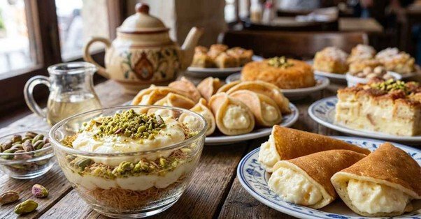 Arabic taste with ingredients at home; Here is an easy way to prepare Qishta