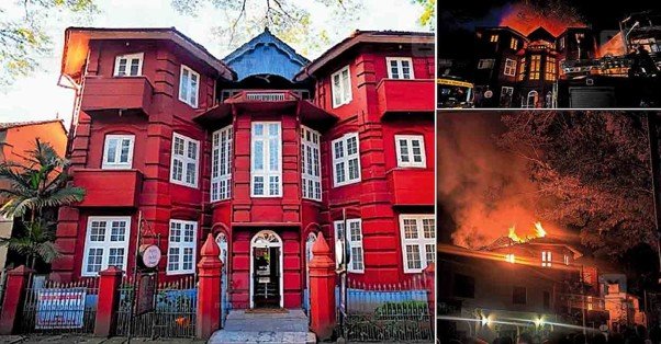 Heritage Coder House in Fort Kochi catches fire; major disaster narrowly averted