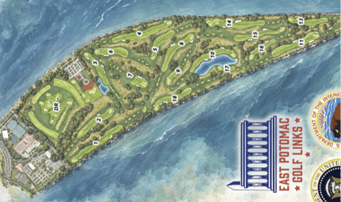 Trump unveils 15-month plan to renovate historic DC golf course