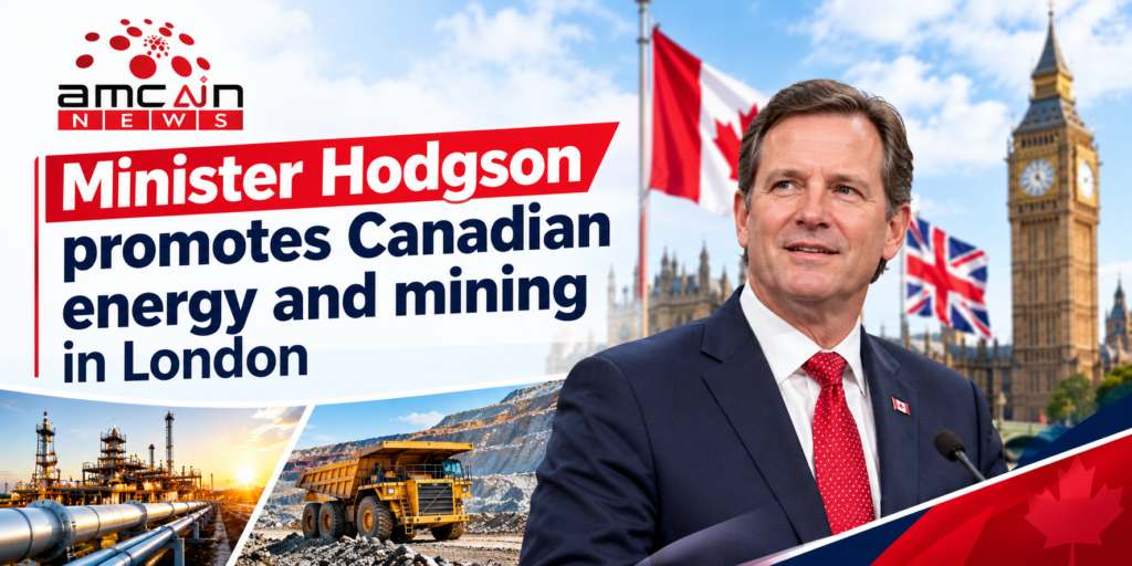 Minister Hodgson promotes Canadian energy and mining in London