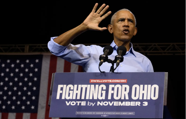 Obama’s ‘Saddam Hussein’s Cheesecake Factory’ jab at Trump comes back to bite him: ‘Guy built himself a wizard prison’