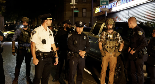 Clash between protesters and police outside NYC hospital: Anti-ICE protesters and cops clash outside NYC hospital where wounded ‘criminal migrant’ recovering after an agent shot him